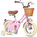 Fahrrad, Glerc 12-20 Zoll Kinderfahrrad mit Korb, für Jungen und Mädchen im Alter von 3 bis 12 Jahren, mit Klingel und Stützrädern, erhältlich.