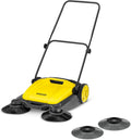 Kärcher Kehrmaschine S 3 Twin 2-in-1, Arbeitsbreite: 650 mm, Kehrgutbehälter: 16 l, Gewicht: 9,7 kg, bis zu 1.800 m², h Fläche
