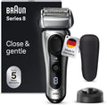 Braun Modell 8517s, 60 Min Laufzeit, Präzisions-Langhaarschneider, Wet & Dry, silber, Series 8 Rasierer Herren Elektrisch mit 4+1 Scherkopf