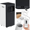 Klimaanlage Mobile, Smart 2,9 kW Mobil bis 29 m² Wohnung Fensterabdichtung, mit Abluftschlauch 10000 BTU Portable Air Conditioner DUO, WiFi Tuya