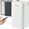 Luftentfeuchter ALPHA-Q25, Timer Pro WiFi, Fassungsvermögen 25L WiFi mit Fernsteuerung, Raumentfeuchter Entfeuchter bis 70m²,4.5L Wassertank