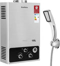 Warmwasserbereiter 18LPM, Leistung 36KW LPG Propan Butan Durchlauferhitzer, BreeRainz Gasdurchlauferhitzer, Super Niedrigem Startwasserdruck