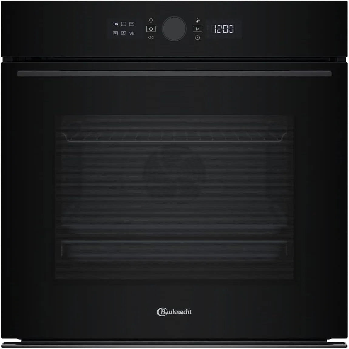 Bauknecht Backofen BBI5S8PM1SK, Pyrolyse Schwarzes Glas
