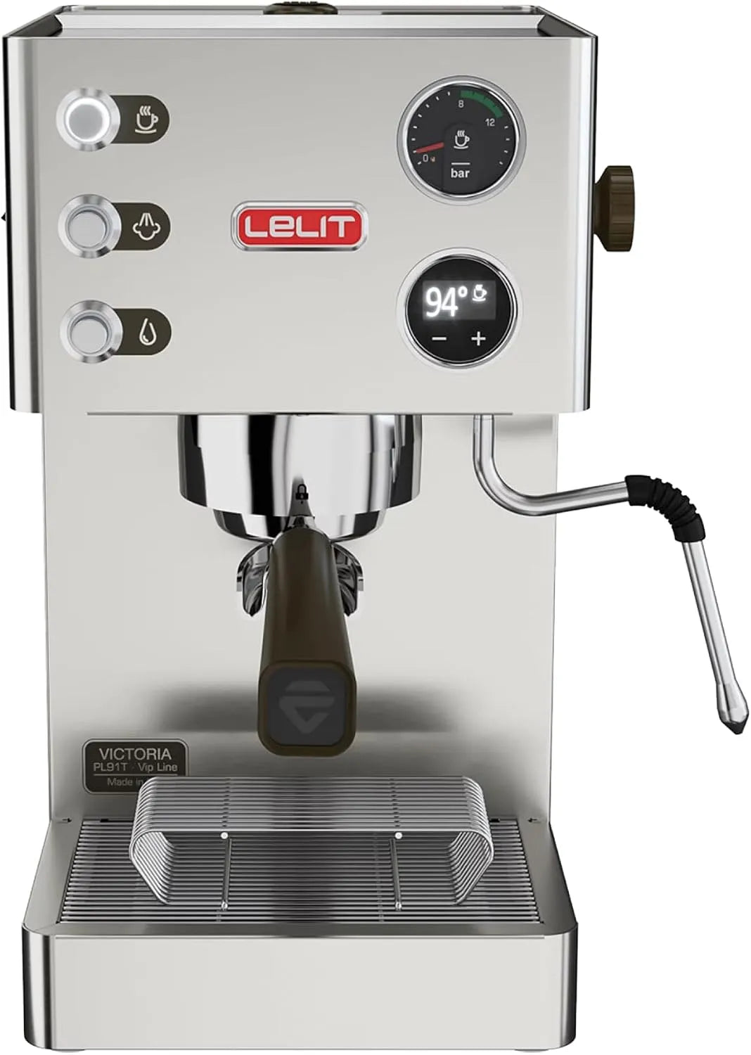 Kaffeemaschine Lelit Victoria, Mit Milchaufschäumer, Silber