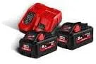 Milwaukee Modell 18V, Starterset 18 Volt 2x 18V 4933471073 M18HNRG-802, 8, 0Ah Li-Ion