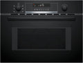 Bosch Mikrowelle CMA585GB1, Maße 60 x 45cm, Leistung 900W, LED-Touchdisplay, in Schwarz, Serie 6 Einbau mit Heißluft und Grill