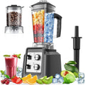 Standmixer 0-Liter-Behälter 600-ml-Kaffeemühle Teendow, Leistung 1800W Smoothie Maker, Tischmixer mit 2 +, BPA-frei, Silber