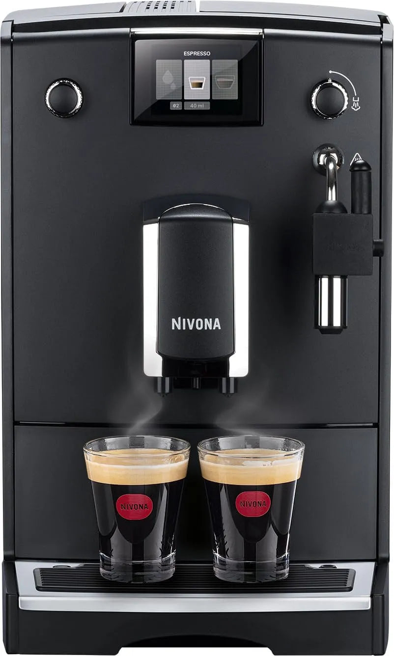Kaffeevollautomat NICR550 NICR 550 Nivona, Chrom, Mattschwarz