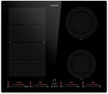 Klarstein Induktionskochfeld, Leistung 7200W 60cm, 4 Platten, Glaskeramik mit 4 Kochfelder, Effizientes Glaskeramikkochfeld