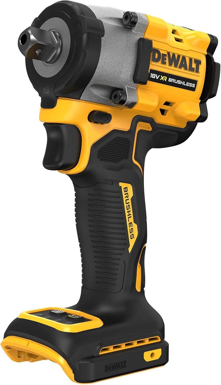 DeWalt Modell DCF922N-XJ, Spannung 18V XR Brushless Kompakter 1/2'-Schlagschrauber mit Stiftsicherung, Solo-Gerät