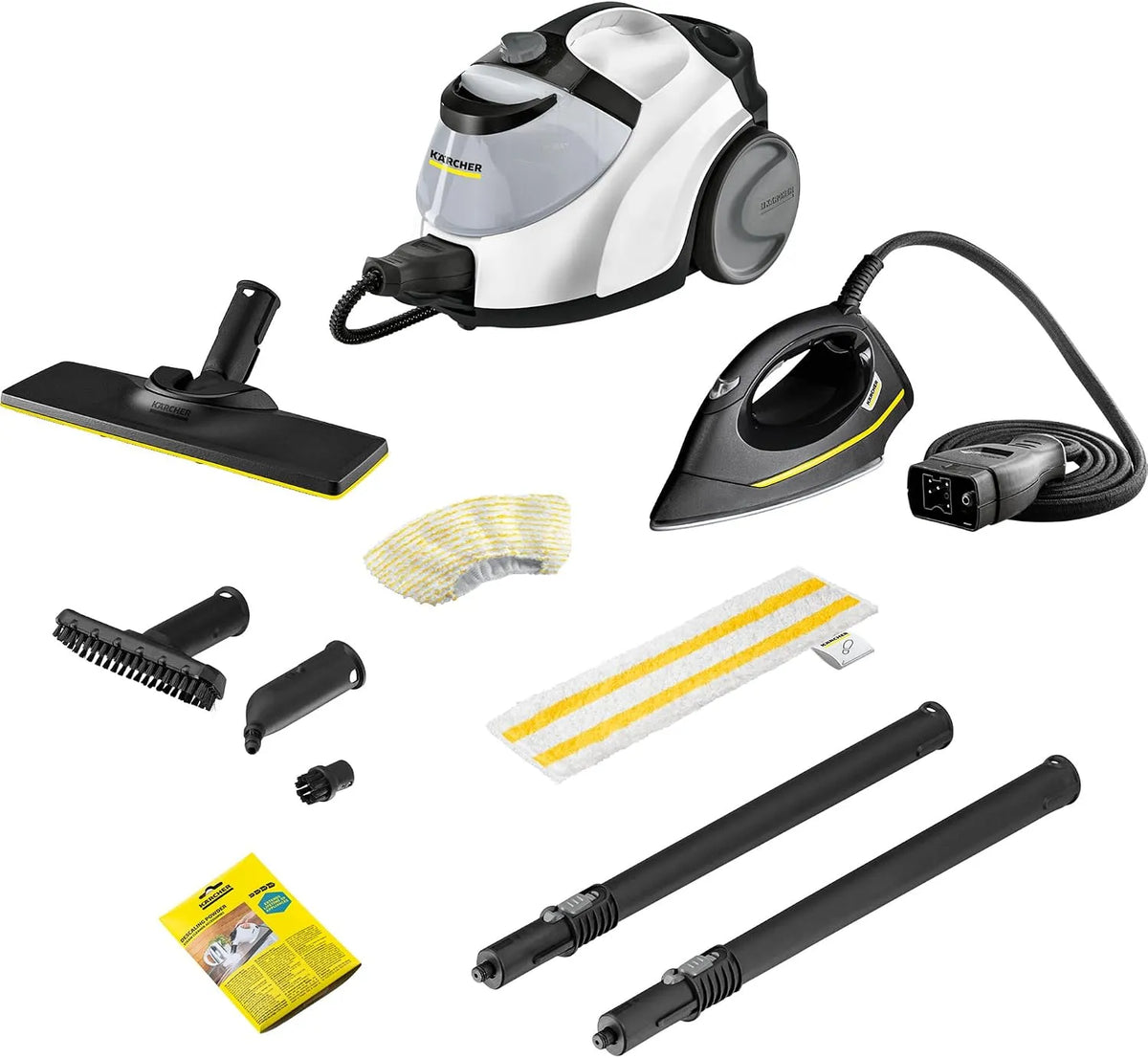 Kärcher Dampfreiniger, SC 5 EasyFix Iron mit Heißwasser-Zuschaltung, Dampfdruck: 4,2 bar, Tank: 0,5 l + 1,5 l, Aufheizzeit: 3 min., Fläche: ca. 150 m²