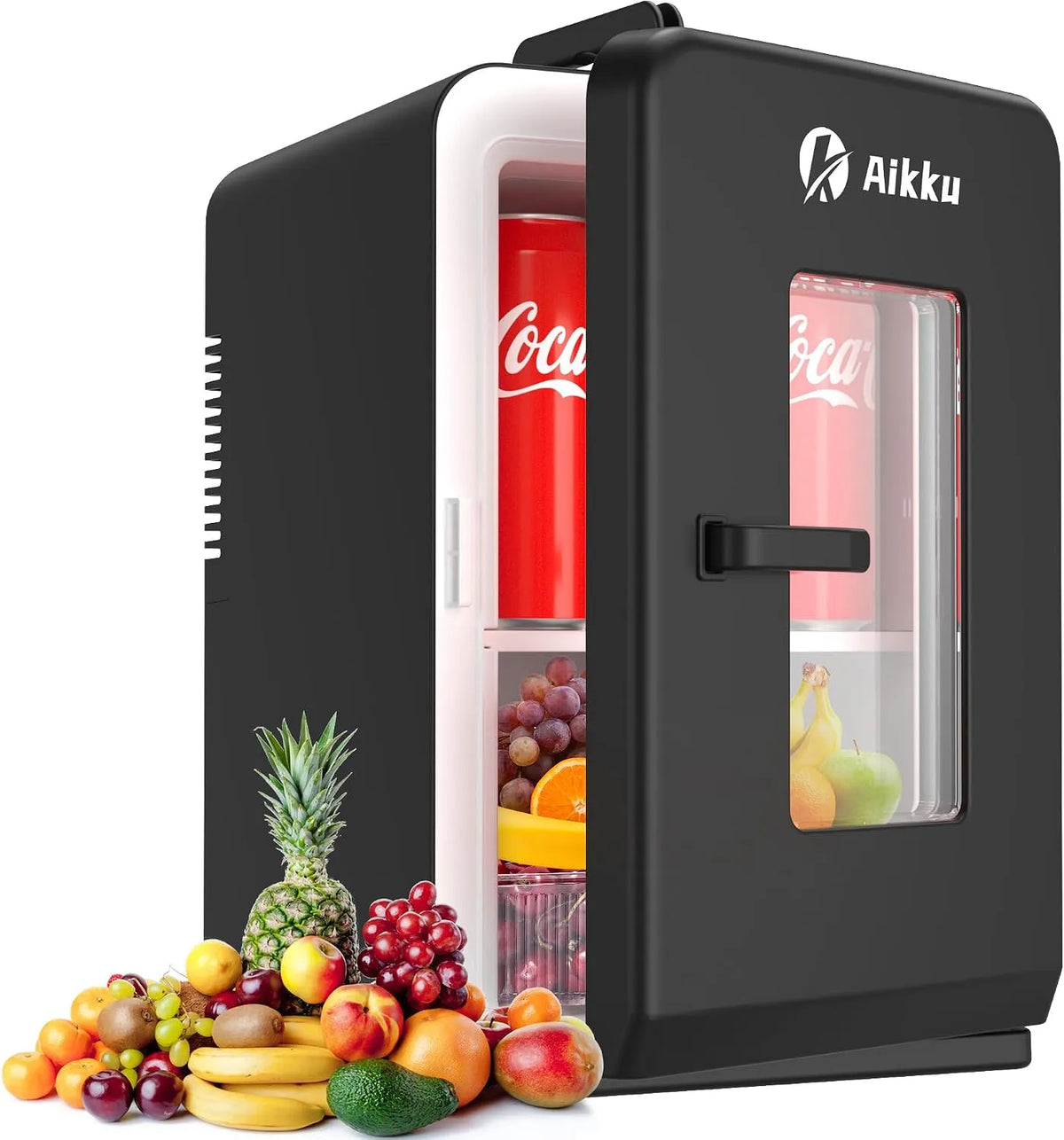 Kühlschrank DC/220V, Spannung 220V AC für Hause, Modell DC, Mini 2 in 1 Mini mit Kühlen und Wärmenfunktion 15L Kleine 12V DC, Autos