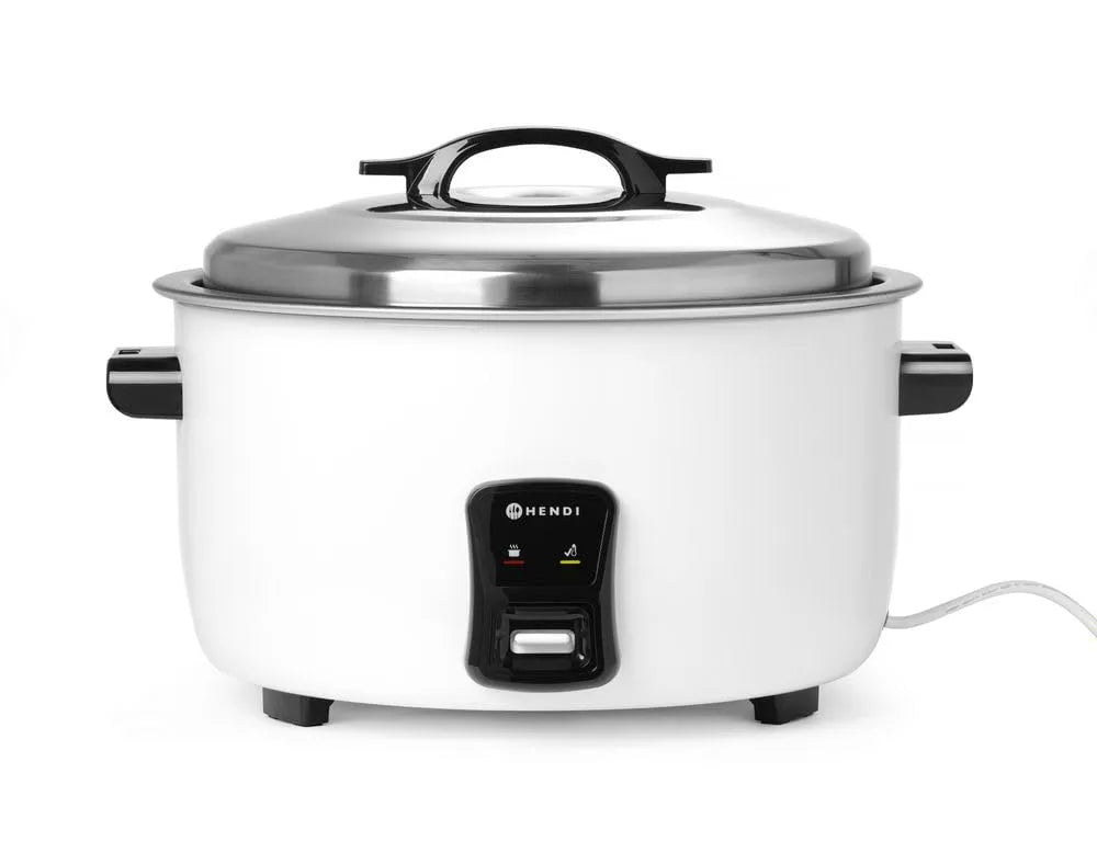 Hendi Modell 495x, Spannung 230V, ø495x, Fassungsvermögen 10L, Warmhaltefunktion, Aluminium, 50 Tassen Trockenreis, Leistung 2900W, 365mm