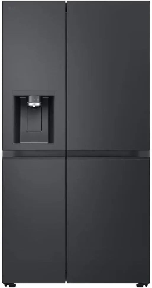 LG Kühlschrank GSLE91EVAC, Fassungsvermögen 628 L, Energieklasse C, Eis, Total NoFrost, Smart Inverter Kompressor, Side by Side