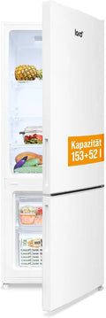 Kühl-Gefrierkombination C24 Lord, Fassungsvermögen 205 L, 144 cm hoch, 39 dB, Energieklasse E, LowFrost, in freistehender Ausführung, weiß