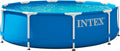 Intex Pool, Ø 305 x 76 cm, Metal Frame, Aufstellpool, Blau