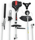 Rasentrimmer, hochwertiges 4 IN 1 Benzin Multifunktionsgerät, Starke 1,9 PS, Freischneider, Heckenschere und Hochentaster in Einem