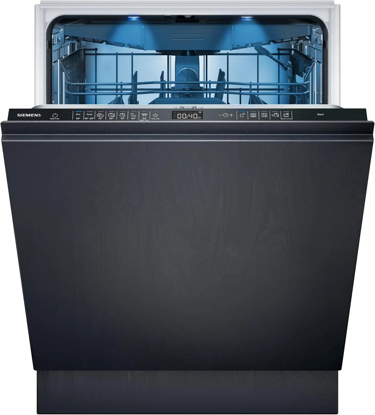 Siemens Geschirrspüler SN65EX12CE iQ500, Vollintegrierte Spülmaschine, Made in Germany, Extra leise, openDry, Innenlicht, Breite 60 cm, Smarter