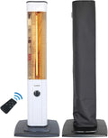 Modell Infrarot Stand-Heizstrahler 2300 Watt mit Abdeckhaube 23R VASNER StandLine, Weiß + AirCape
