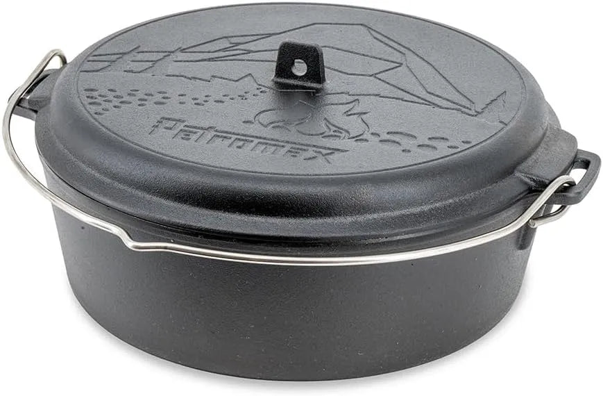 Grill, Fassungsvermögen 5,5 L, Topf für den täglichen Gebrauch, Gas, Backen, Braten, Backofen, Petromax Dutch Oven Essential Line, Grillen