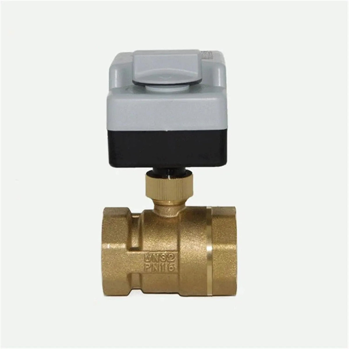 Klimaanlage AC220V, 1,2 Zoll Zweiwege-Elektrokugelhahn Dreileiter-Zweiwegesteuerung mit Handschalter