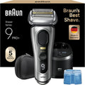Braun Series 9 Pro+ Rasierer Herren Elektrisch, Elektrorasierer mit 5 Pro Rasierelementen, 60 Min Laufzeit, 9567cc, Made in Germany, Silber