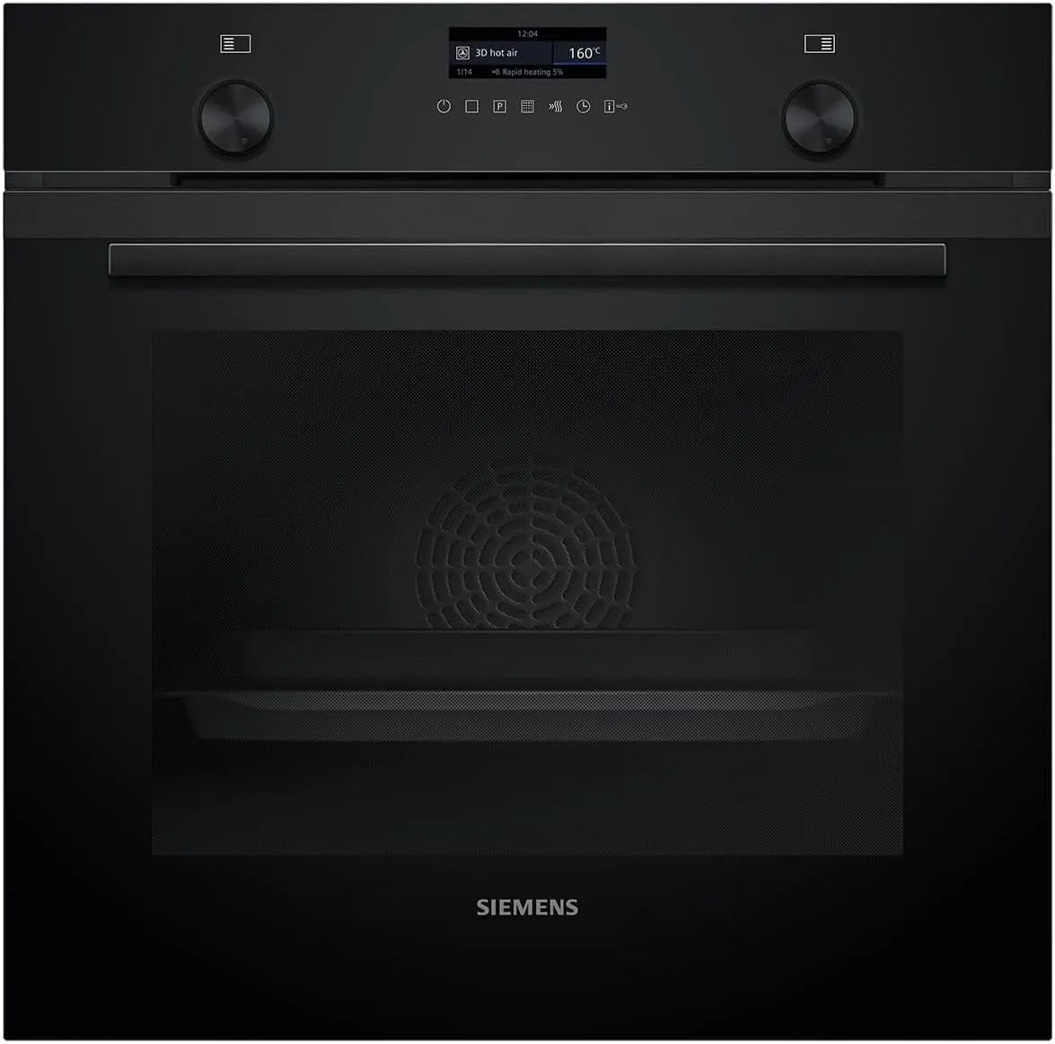 Siemens Backofen HB279GBB3, Pyrolyse Deep Black Inox